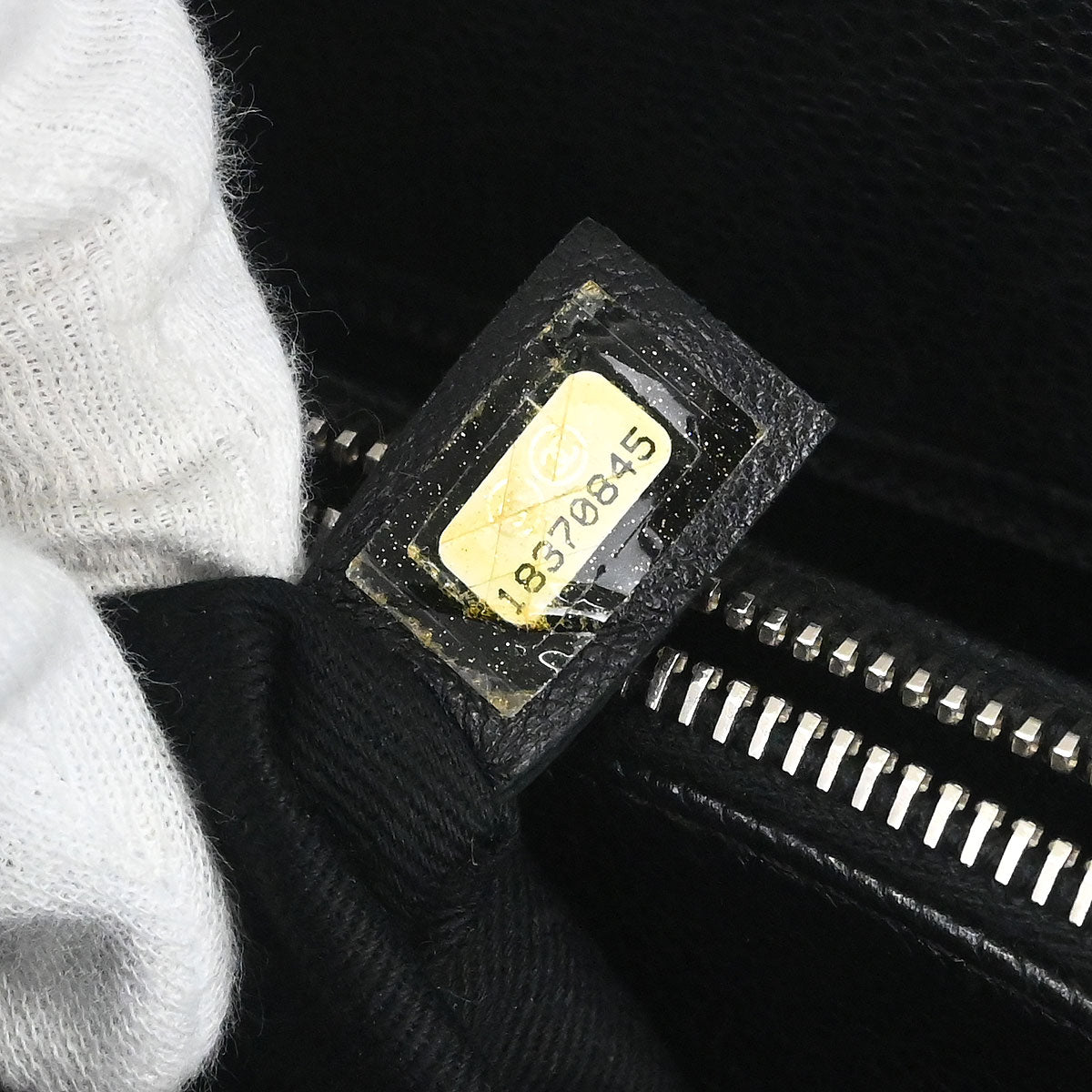 Chanel 2013-2014 Black Caviar Skin Timeless CC Chain Tote Bag
