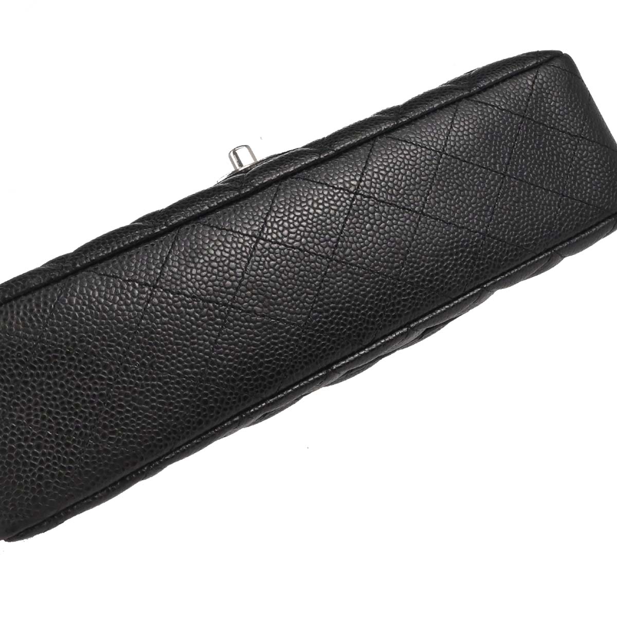 Chanel Black Caviar Skin Medium Classic Double Flap Shoulder Bag
