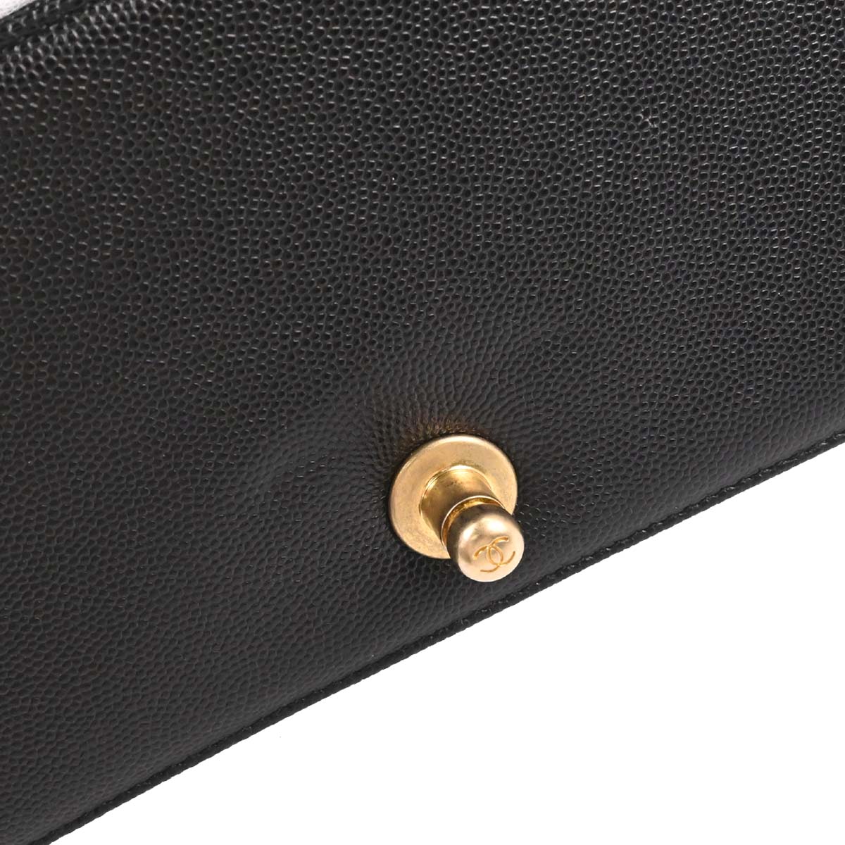 Boy Chanel Black Caviar Skin Small Chain Shoulder Bag
