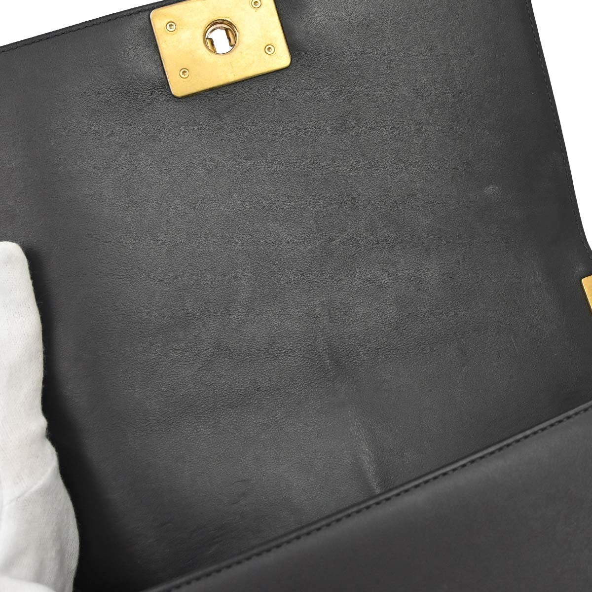 Boy Chanel 2019 Dark Gray Lambskin Medium Chain Shoulder Bag