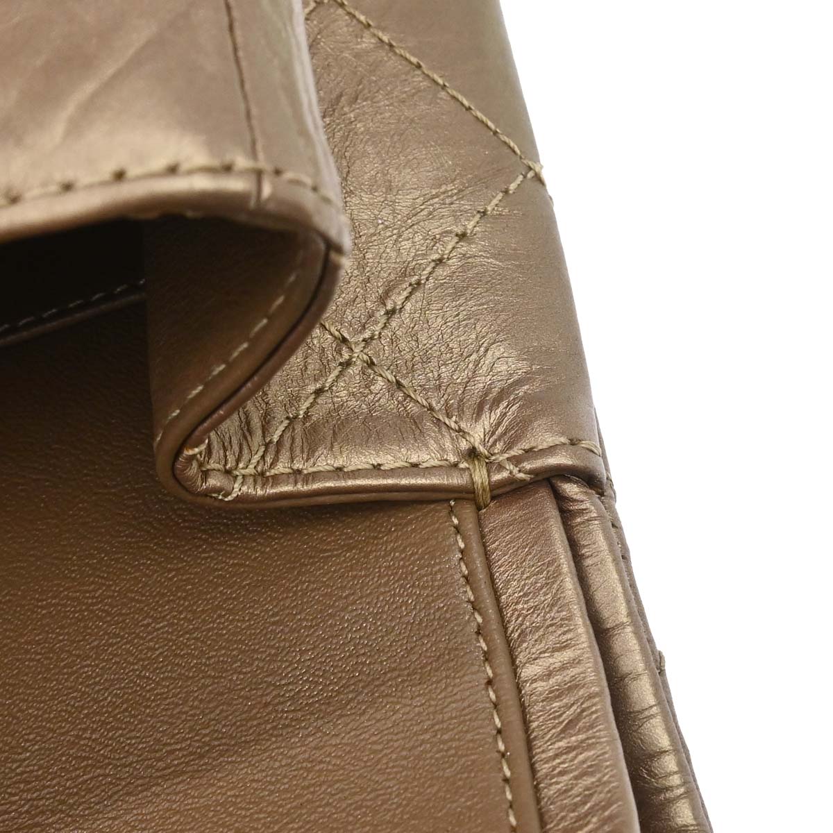 Chanel 2012-2013 Gold Calfskin 2.55 Jumbo Classic Double Flap Shoulder Bag