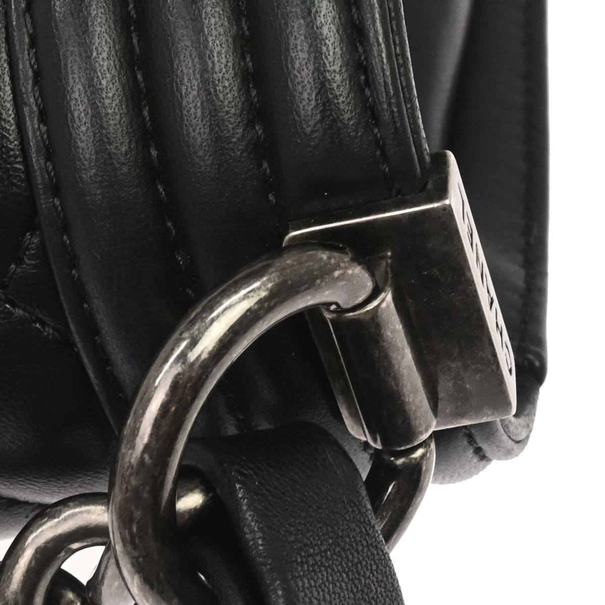 Boy Chanel 2017 Black Lambskin Medium Shoulder Bag
