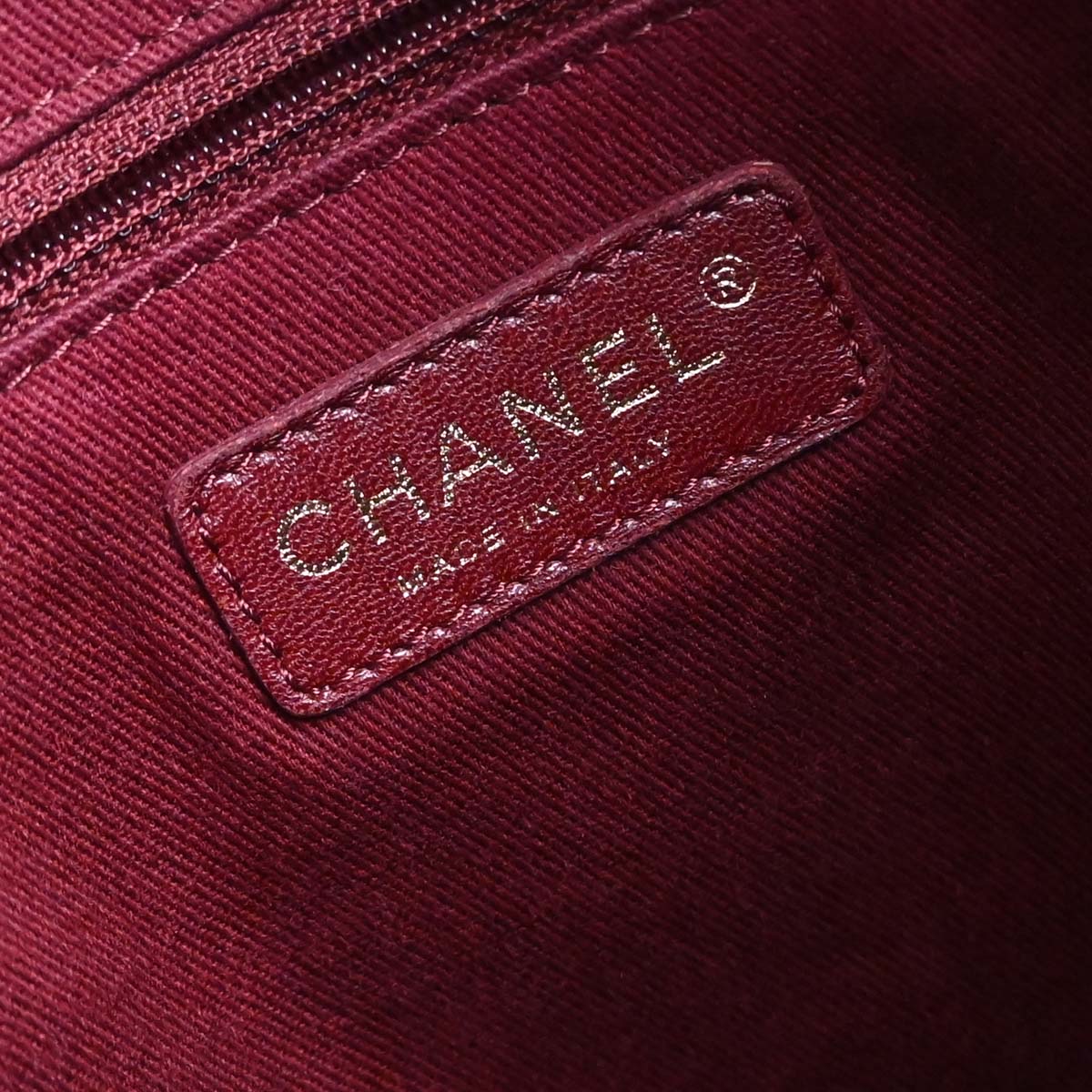 Chanel Black Embossed Calfskin Icon Drawstring Bucket Shoulder Bag
