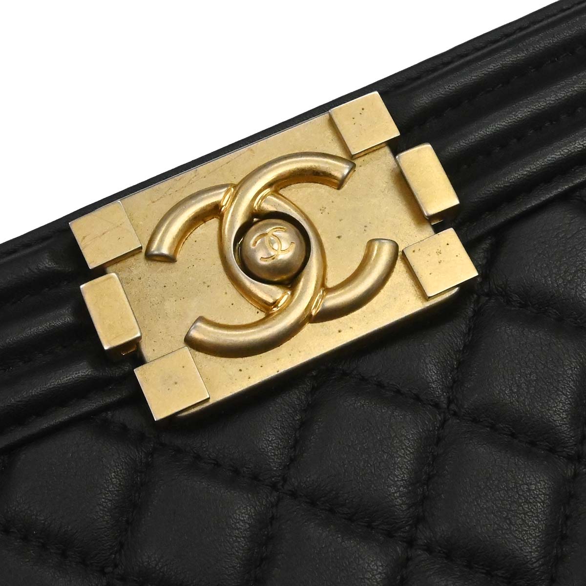 Boy Chanel 2018 Black Lambskin Medium Shoulder Bag