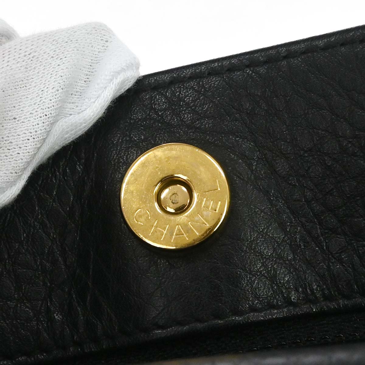 Chanel 2014 Black Deerskin Executive Cerf 2way Shoulder Tote Bag