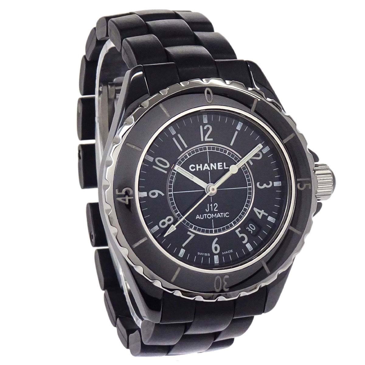Chanel Ref.H0684 J12 39mm Self-winding Watch Ceramic Black