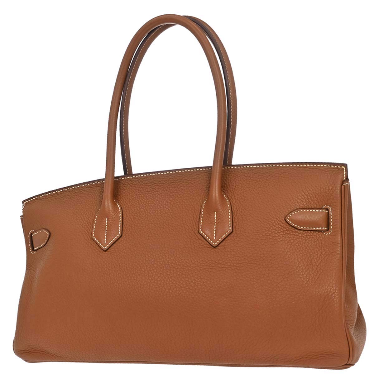 Hermes Gold Togo JPG Shoulder Birkin Handbag