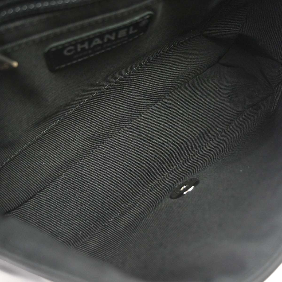 Chanel 2019 Black Calfskin Lurex Elementary Chic Flap Shoulder Bag