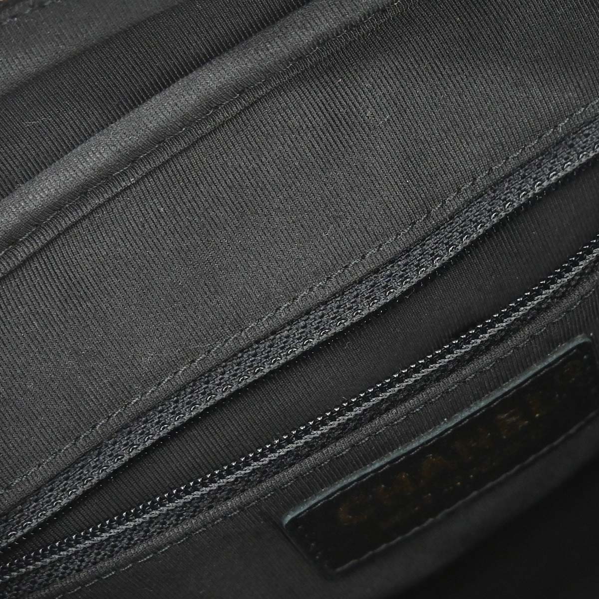 Chanel 2019 Black Calfskin Daily Chevron Camera Bag