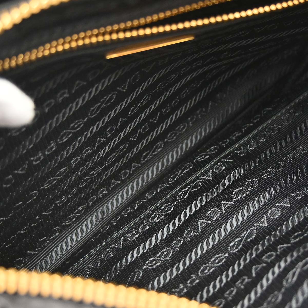 Prada Black Nylon Shoulder Bag