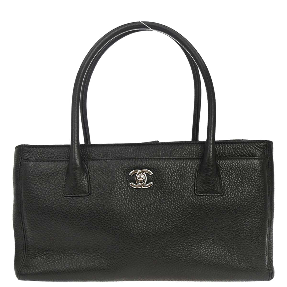Chanel 2014 Black Deerskin Executive Cerf Tote Bag