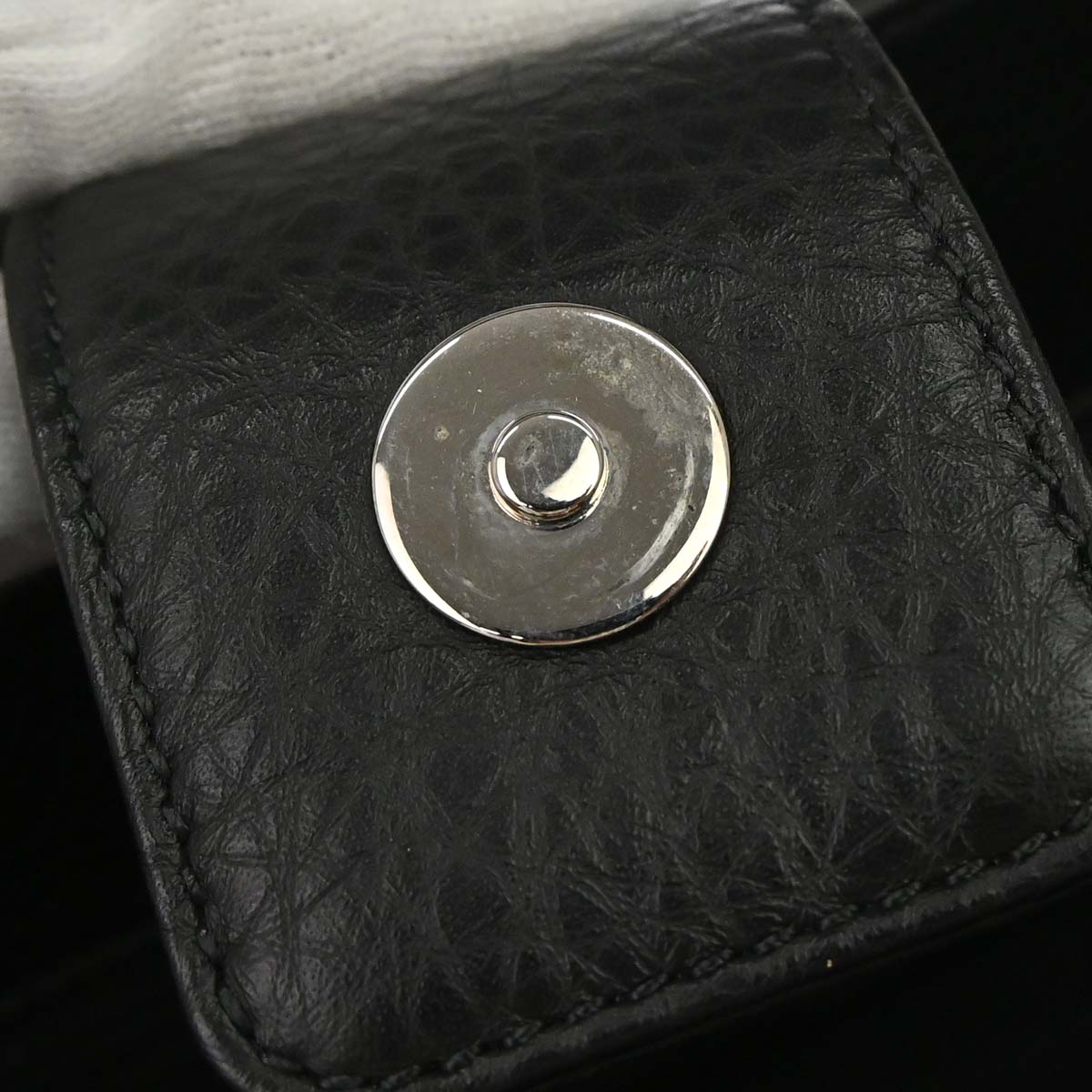 Chanel 2014 Black Deerskin Executive Cerf Tote Bag