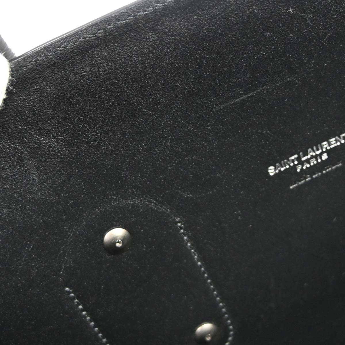 Saint Laurent Black Leather Sac de Jour 2way Shoulder Tote Handbag