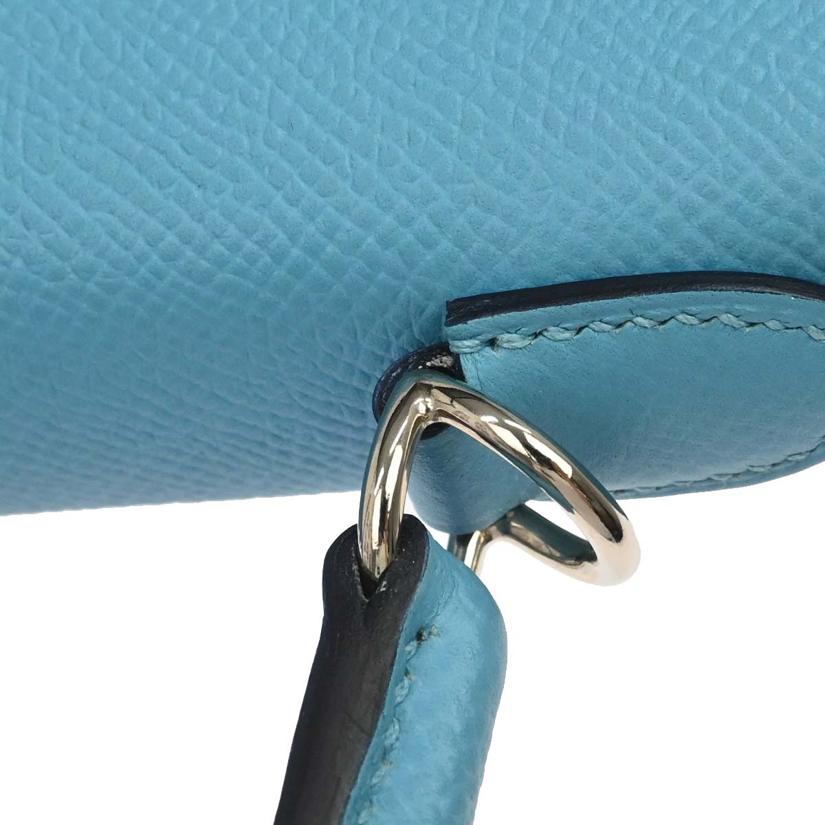 Hermes Blue De Nord Epsom Kelly 25 Sellier 2way Shoulder Handbag