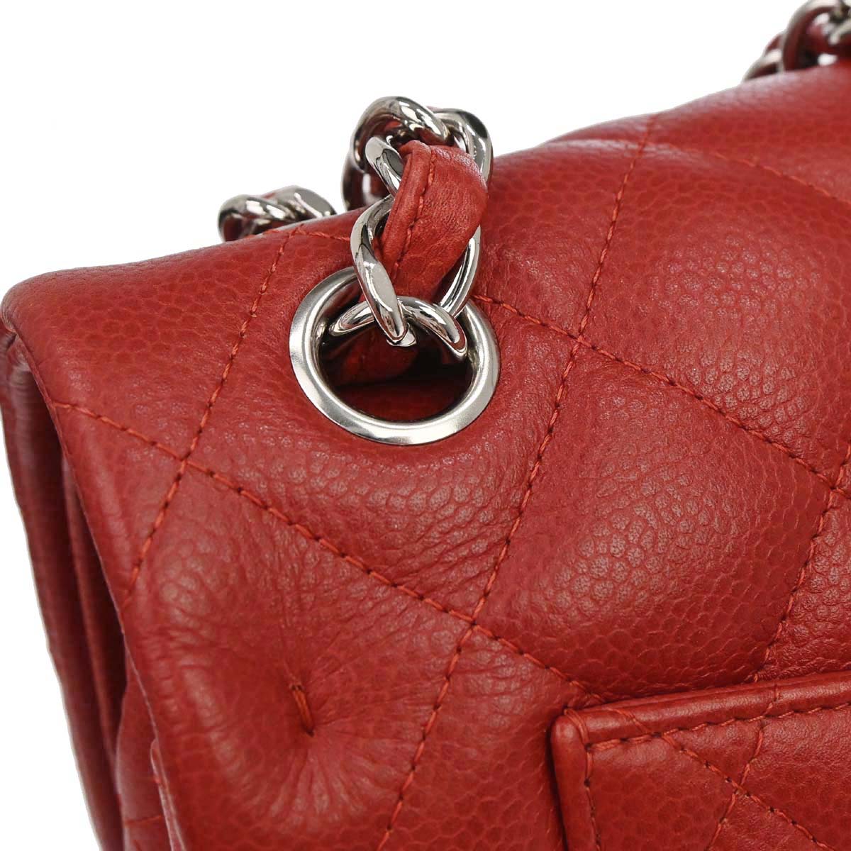 Chanel Brown Calfskin Jumbo Classic Double Flap Shoulder Bag