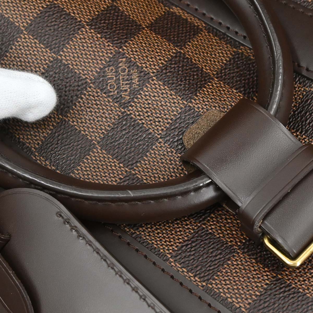 Louis Vuitton Damier Keepall Bandouliere 45 Duffle Bag N41428