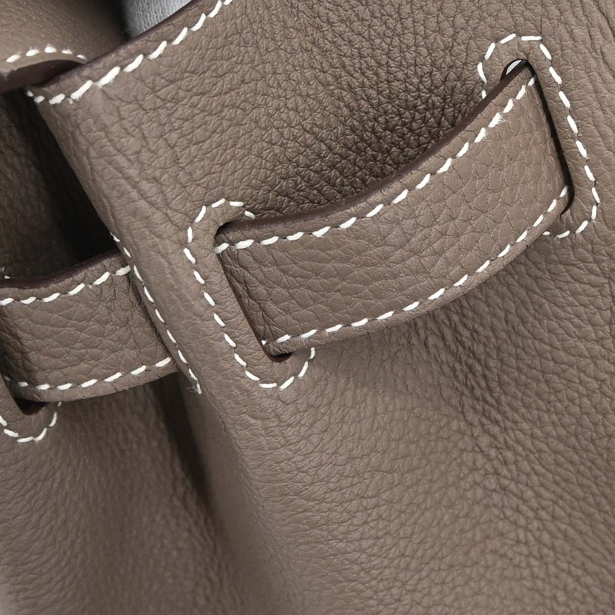 Hermes Etoupe Gray Togo Birkin 30 Handbag