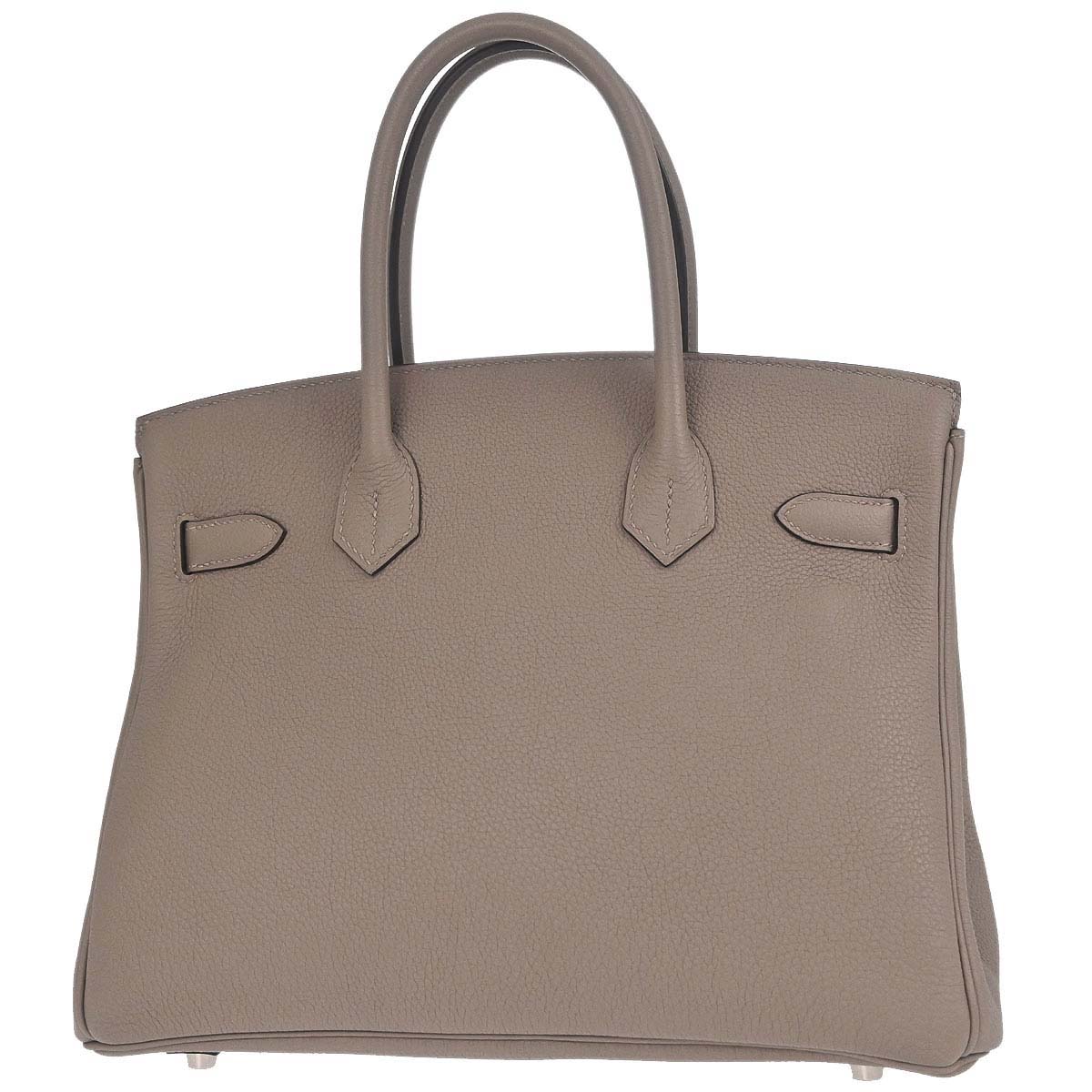 Hermes Gris Asphalt Togo Birkin 30 Handbag