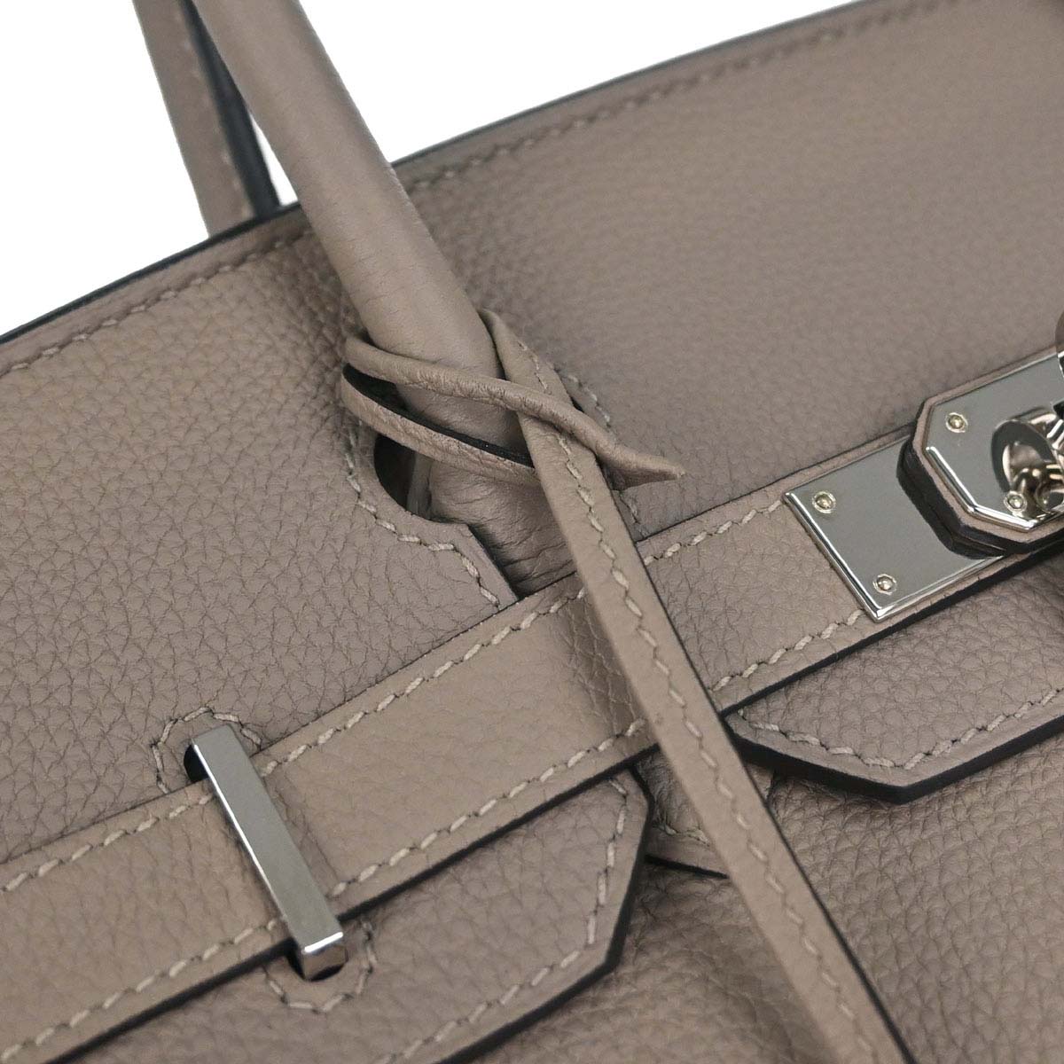 Hermes Gris Asphalt Togo Birkin 30 Handbag