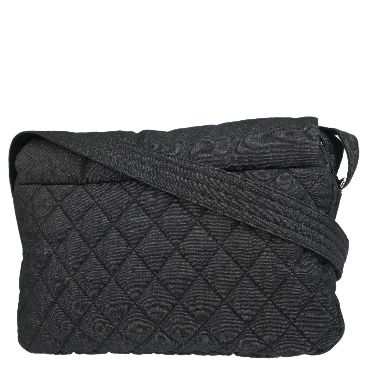 Chanel Black Canvas Coco Cocoon Messenger Shoulder Bag