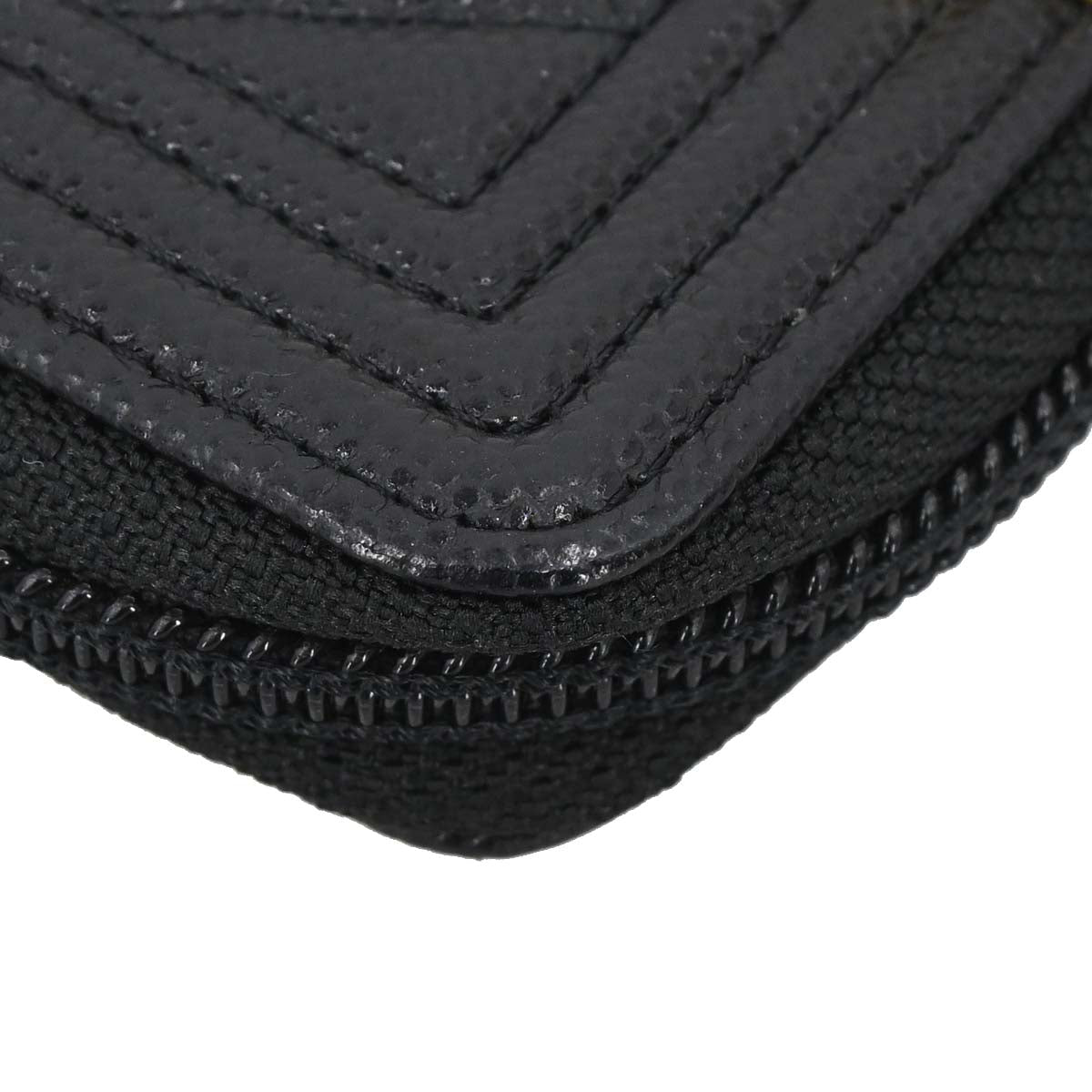 Boy Chanel Black Caviar Skin Coin Purse Wallet