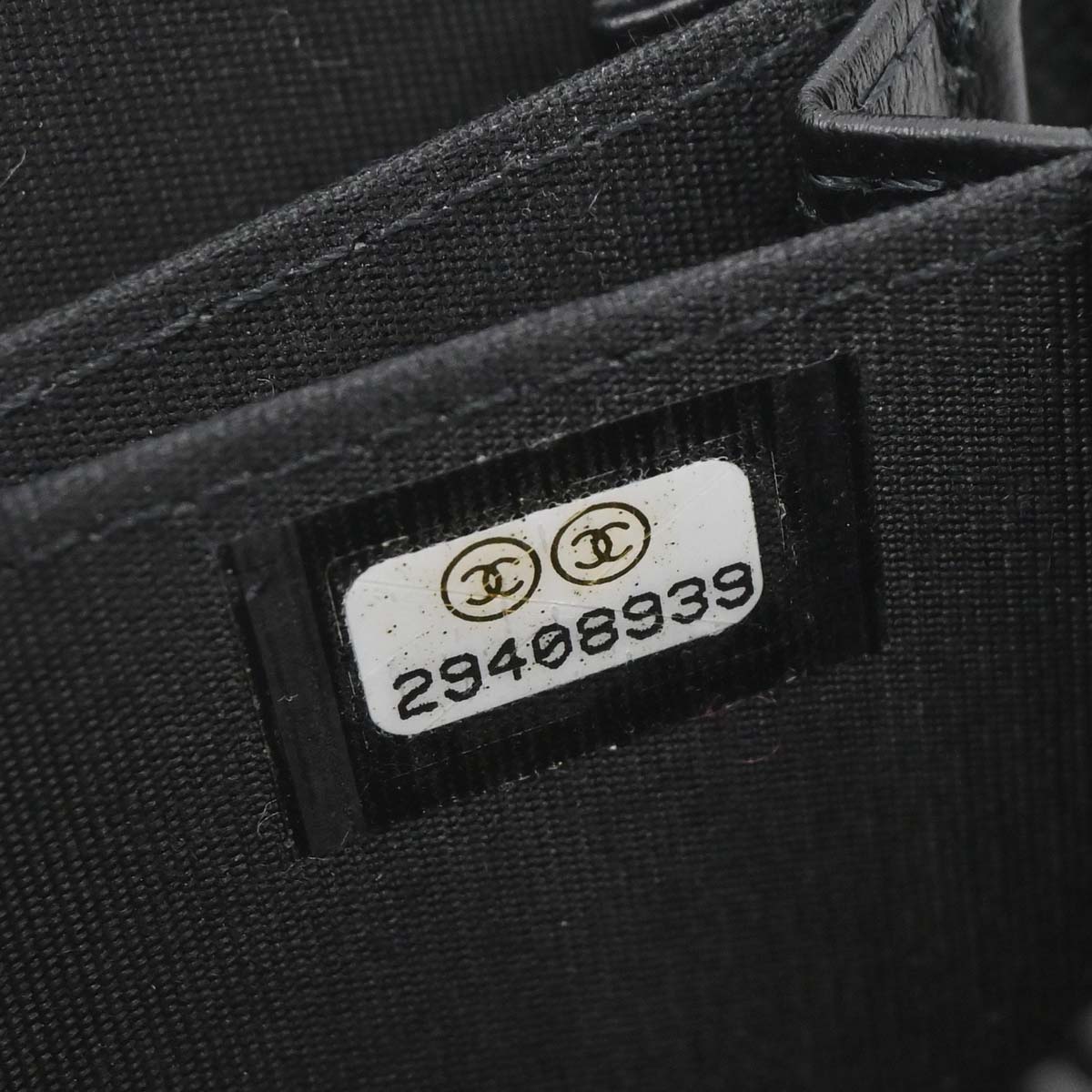 Boy Chanel Black Caviar Skin Coin Purse Wallet