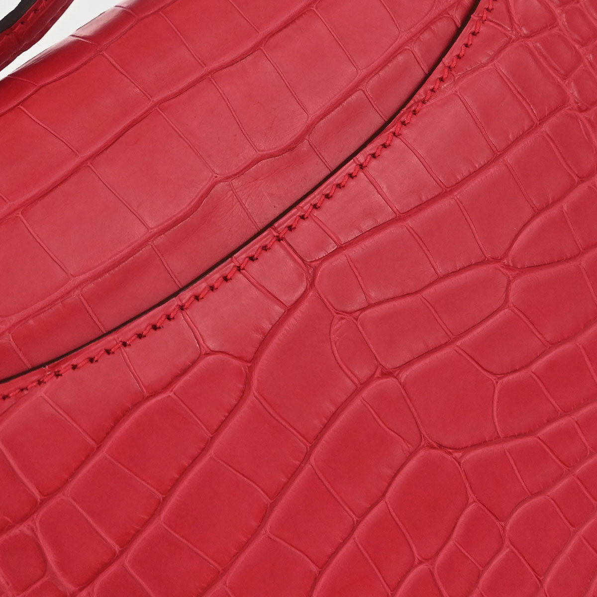 Hermes * Rose Extreme Alligator Constance 18 Shoulder Bag