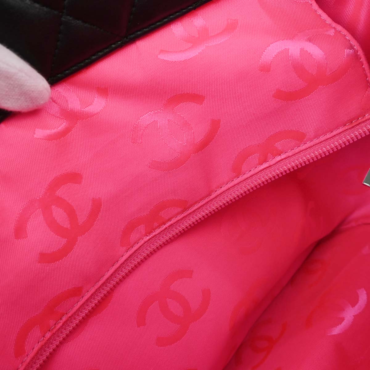 Chanel Black Calfskin Cambon Ligne Tote Handbag
