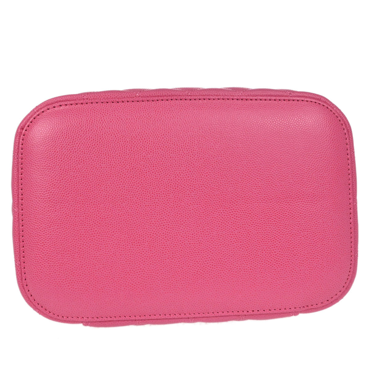 Chanel 2019 Pink Caviar Skin Vanity Handbag