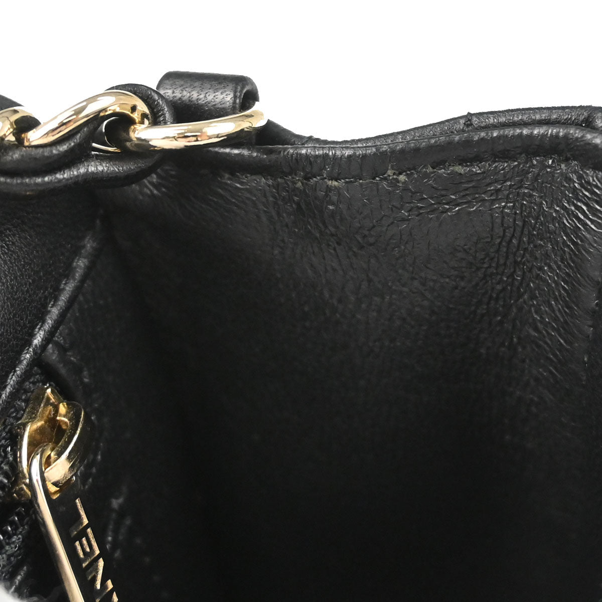 Chanel 2017-2018 Black Lambskin Chevron Single Flap Shoulder Bag