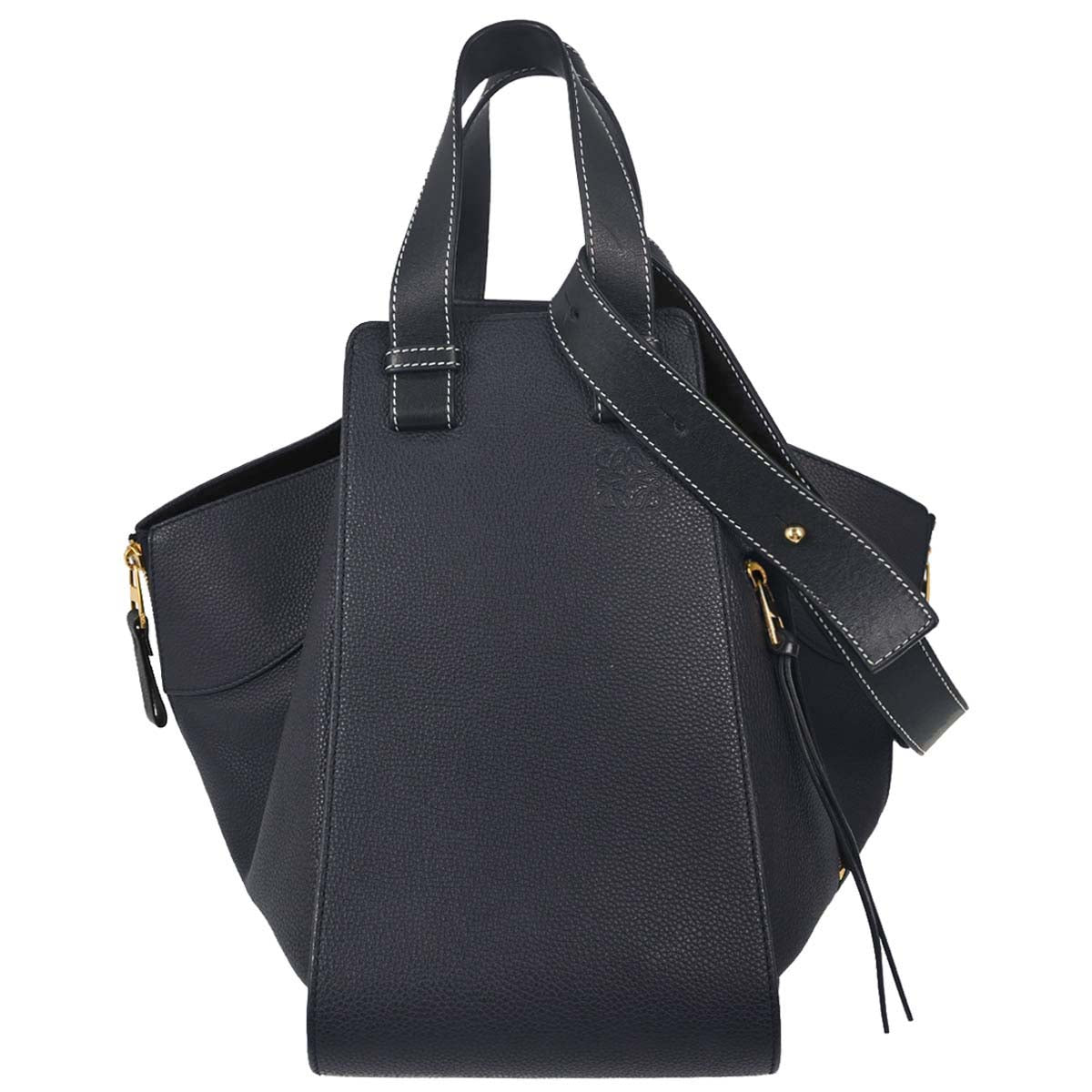 Loewe Navy Hammock 2way Shoulder Tote Handbag