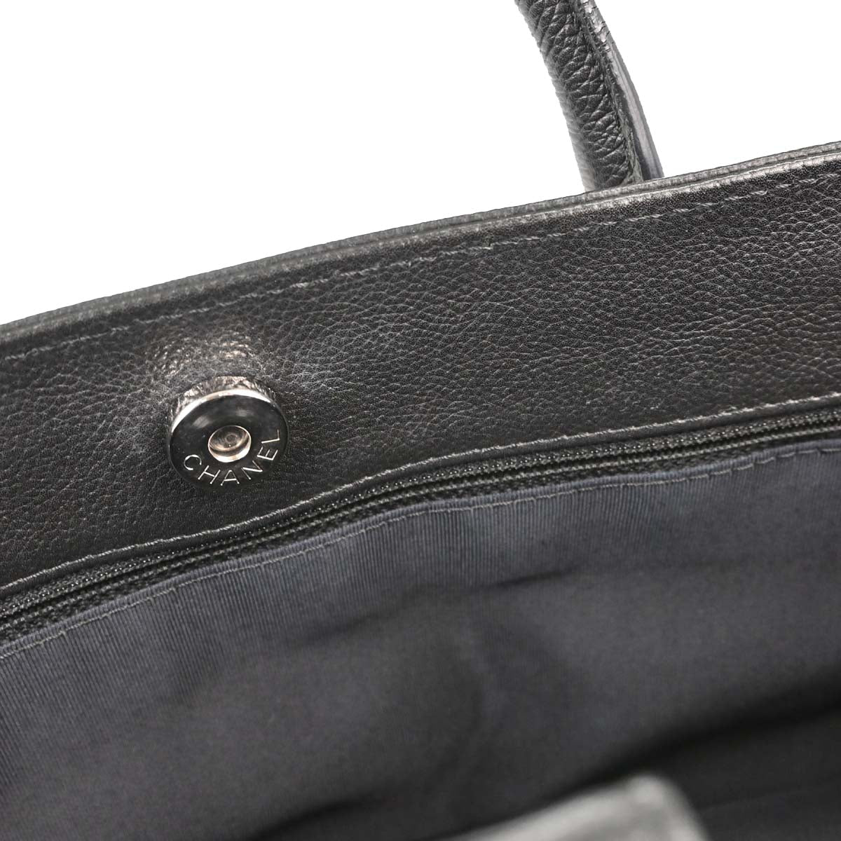 Chanel 2012-2013 Black Calfskin Executive Cerf Tote Bag