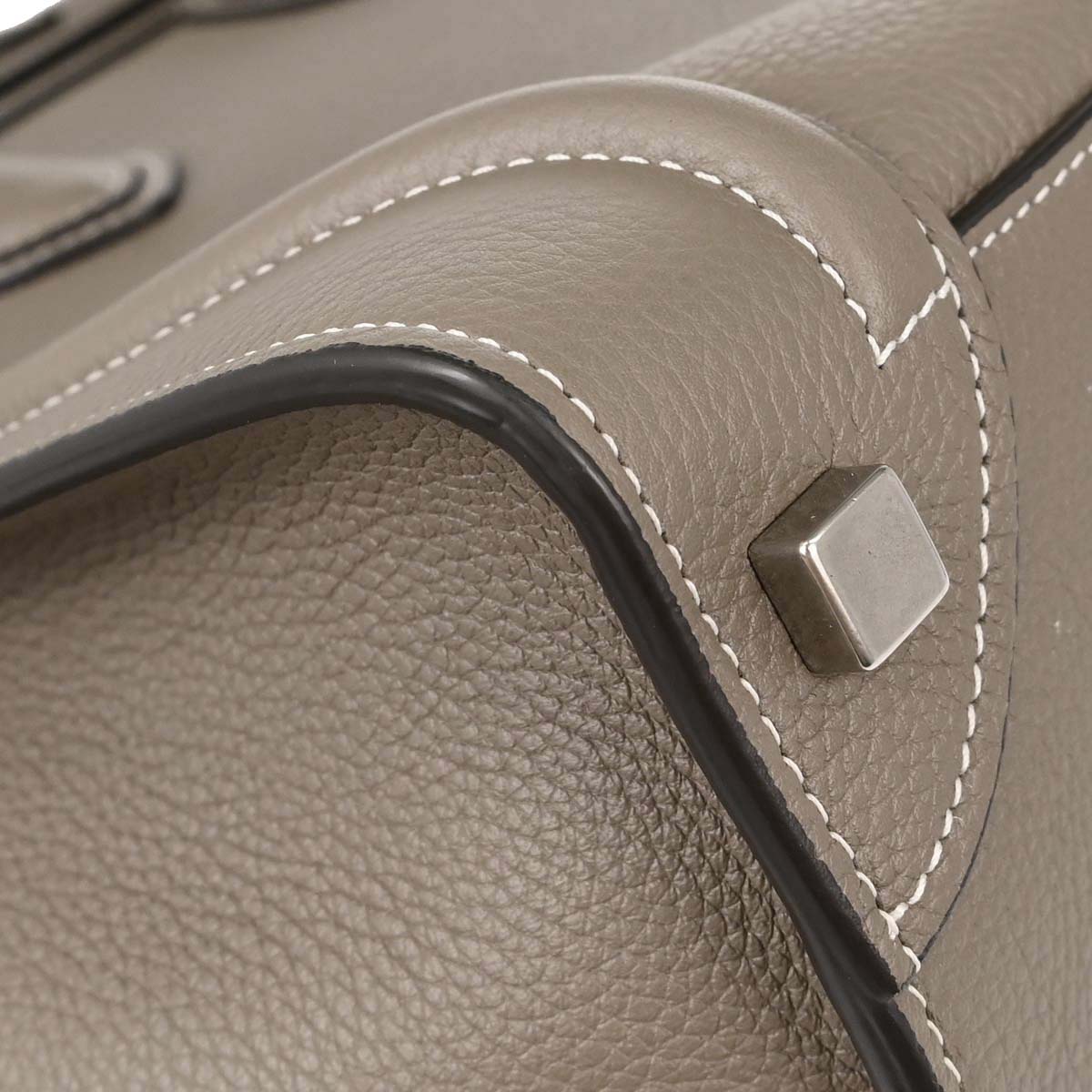 Celine Brown Luggage Micro Tote Handbag