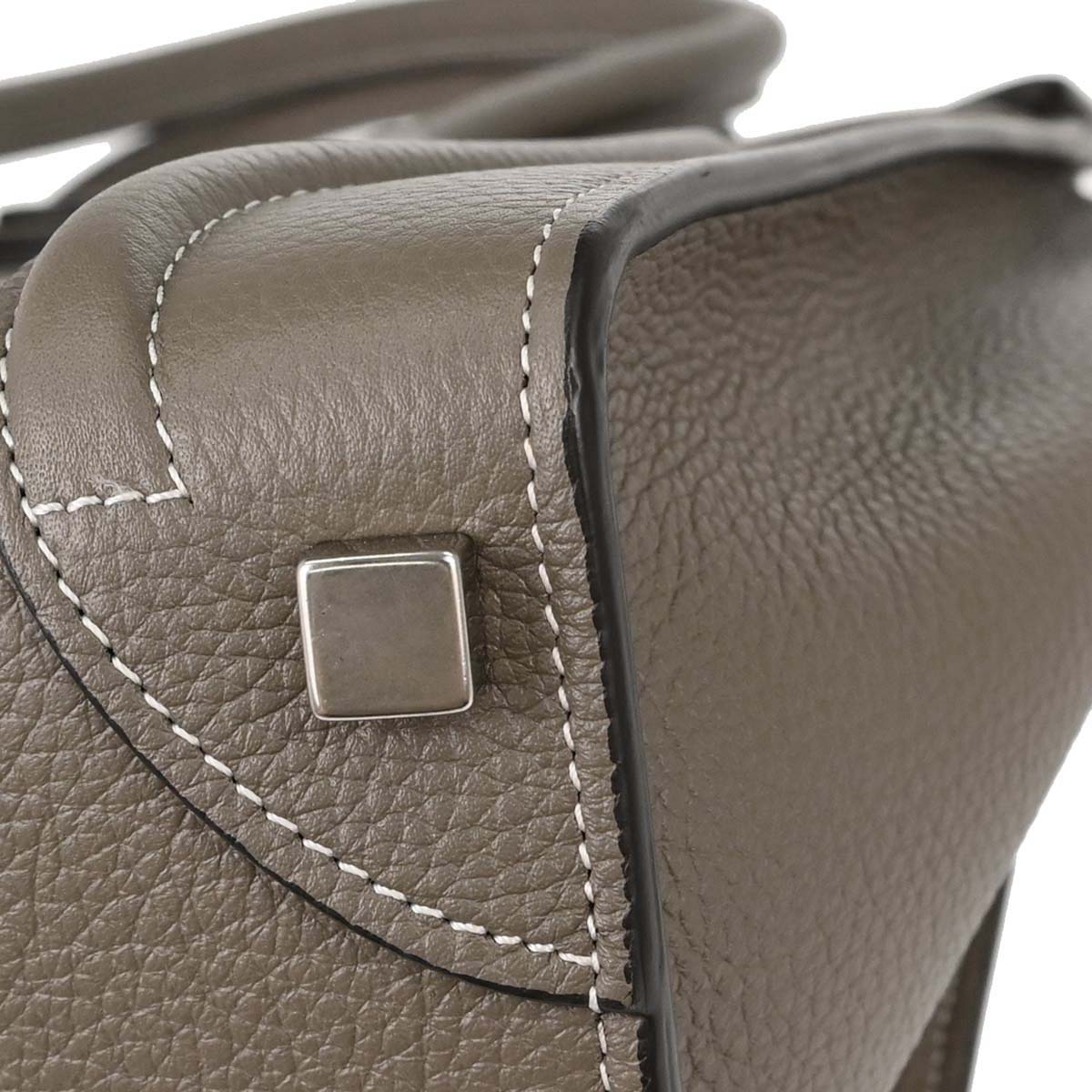 Celine Brown Luggage Micro Tote Handbag