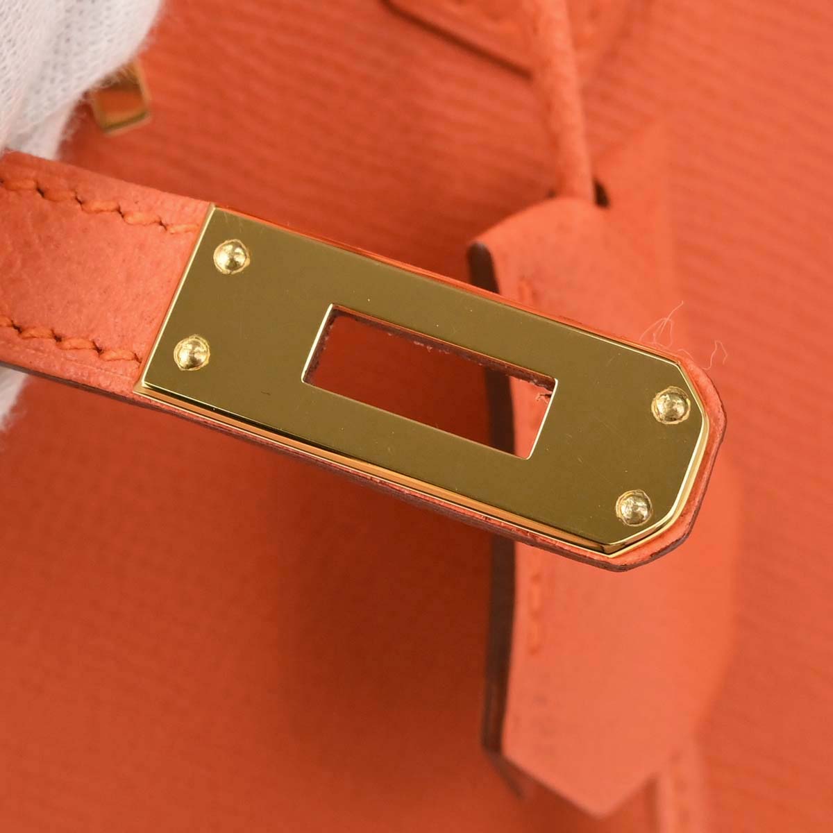 Hermes Mango Epsom Birkin 25 Handbag
