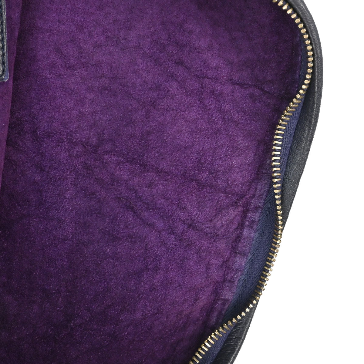 Bottega Veneta Navy Lambskin Intrecciato Hobo Handbag
