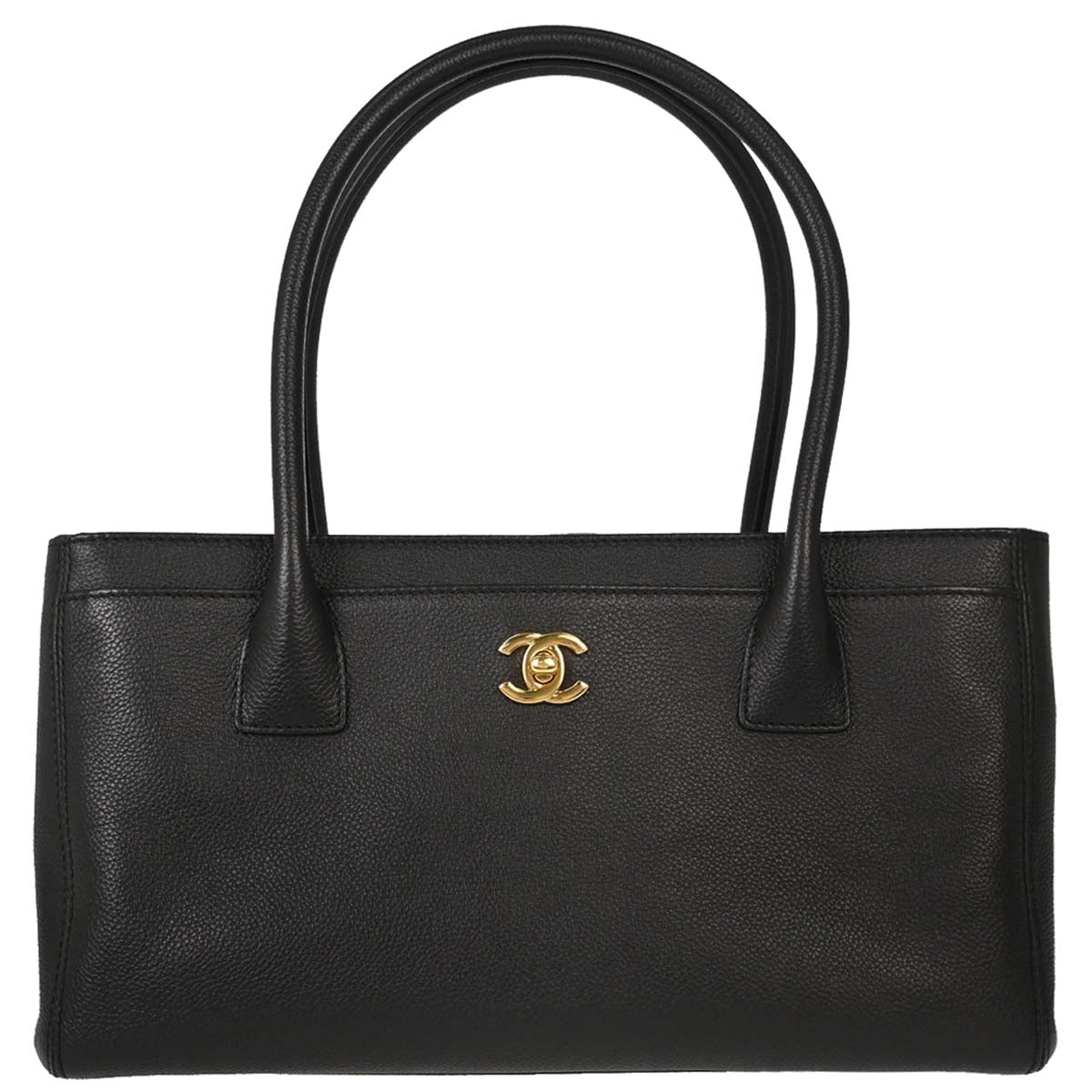 Chanel Black Calfskin Executive Cerf Tote Bag