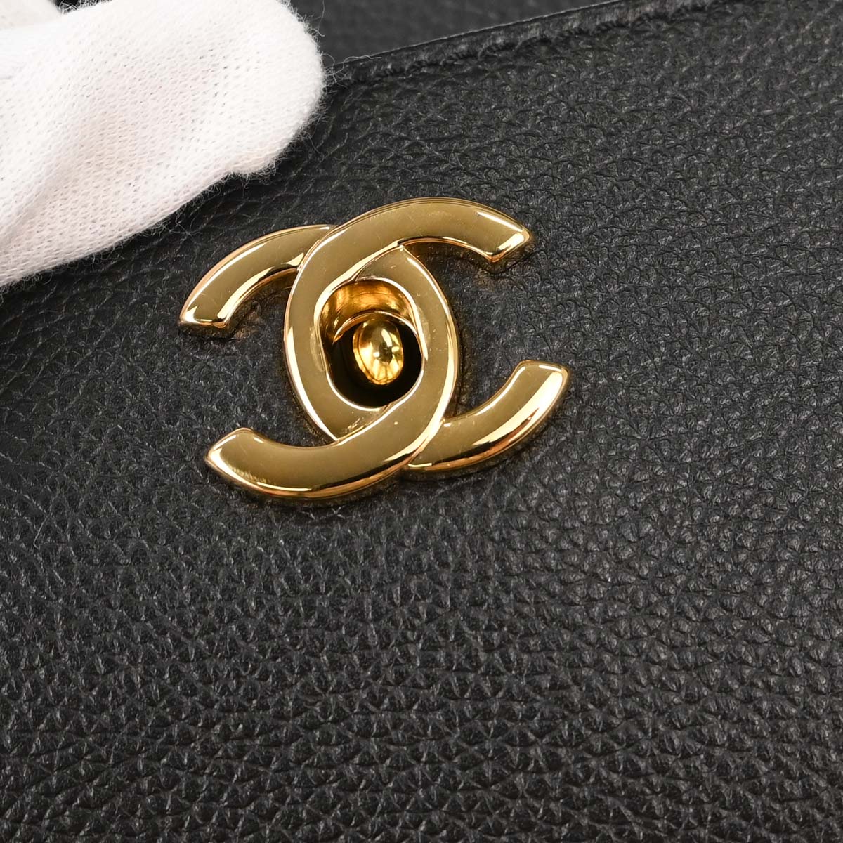 Chanel Black Calfskin Executive Cerf Tote Bag