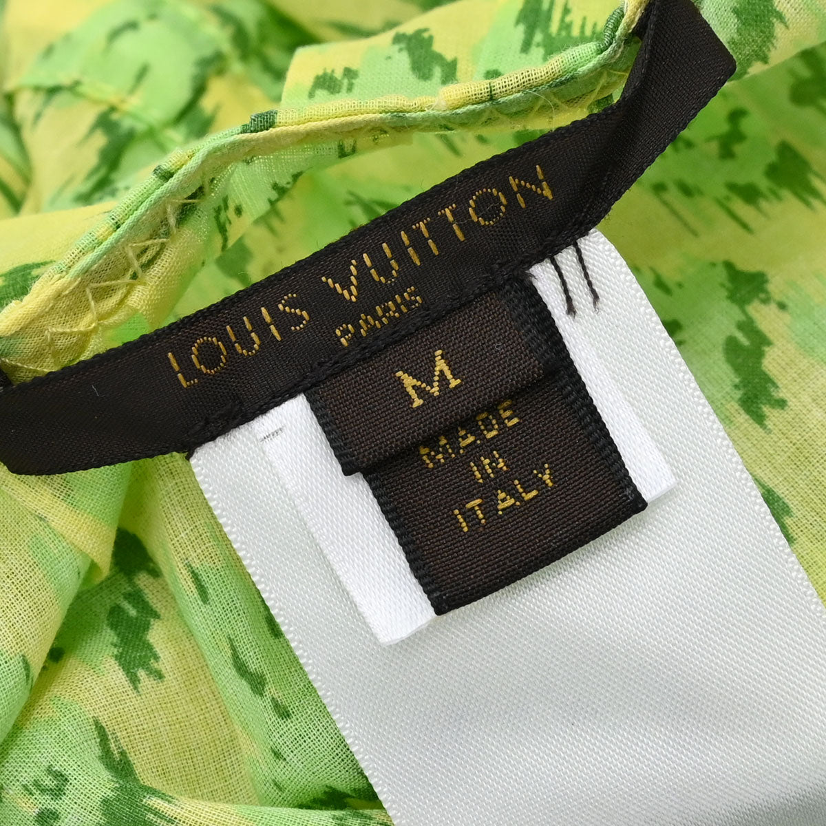 Louis Vuitton Mini Dress Leopard Print Green #M