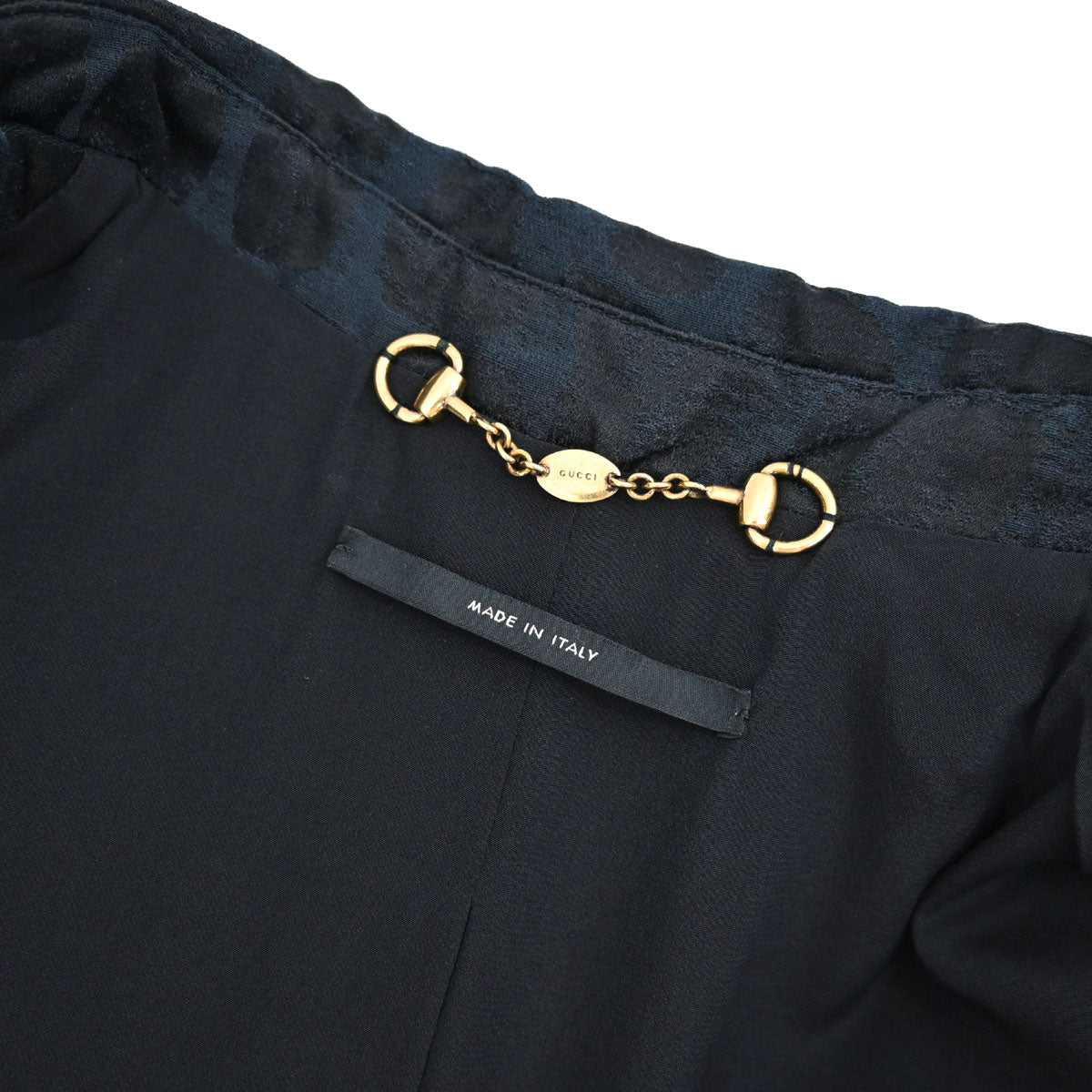 Gucci 2012 Single Breasted Jacket Navy Black #38
