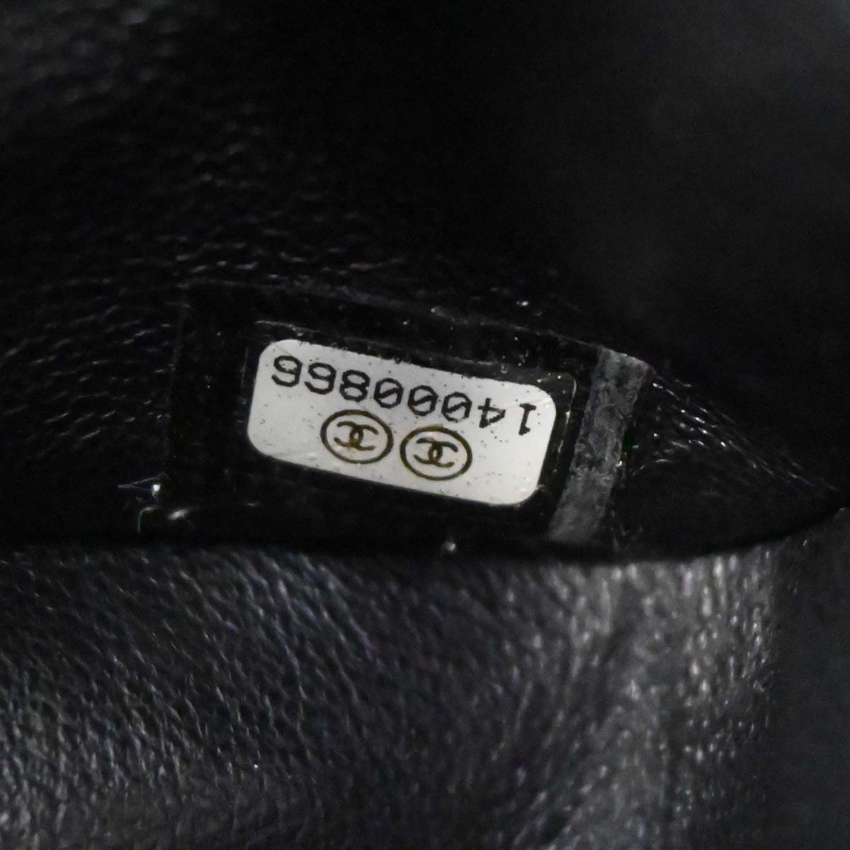 Chanel 2010-2011 Black Caviar Skin Medium Classic Double Flap Shoulder Bag