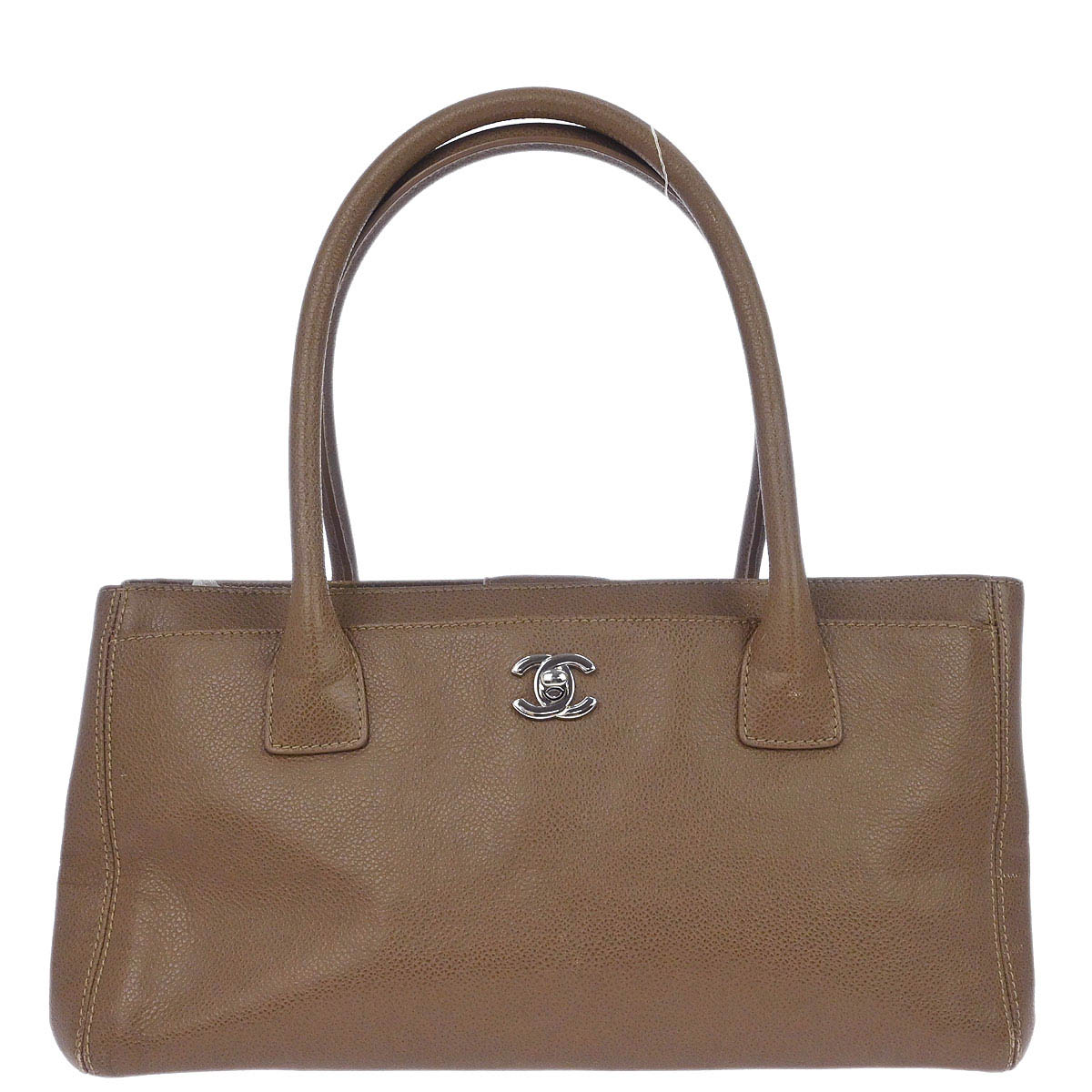 Chanel 2012-2013 Brown Calfskin Executive Cerf Tote Bag