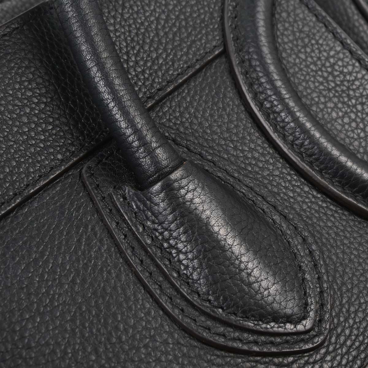 Celine Black Luggage Micro Tote Handbag