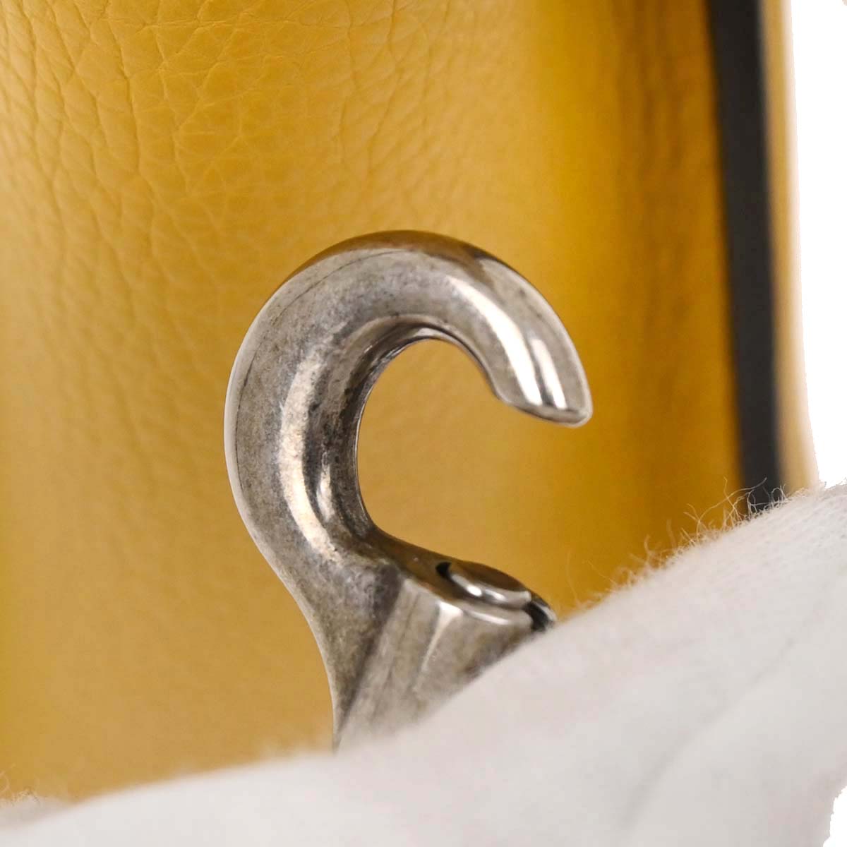 Celine Yellow Leather Nano Luggage Tote Shoulder Bag