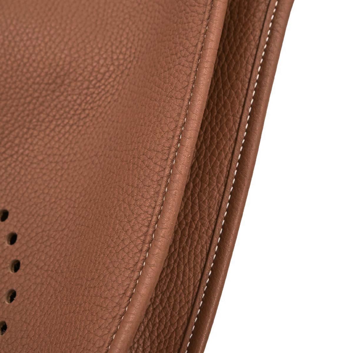 Hermes Fauve Taurillon Clemence Evelyne 3 33 GM Shoulder Bag