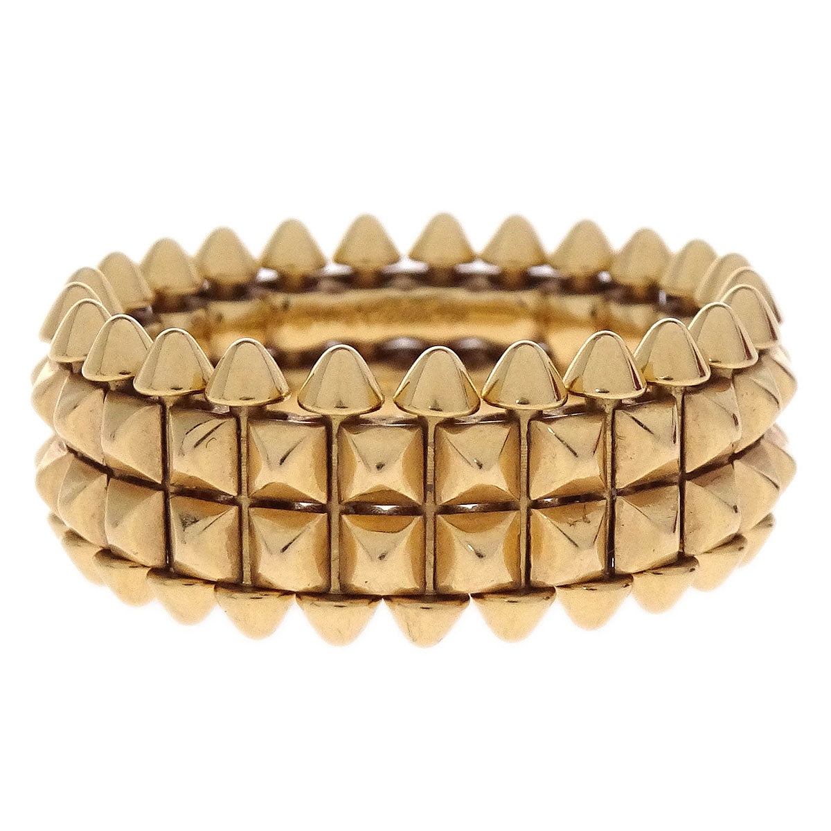 Cartier Double Clash de Cartier LM Ring TSY365 Au750 Gold #59 #56 Jewelry