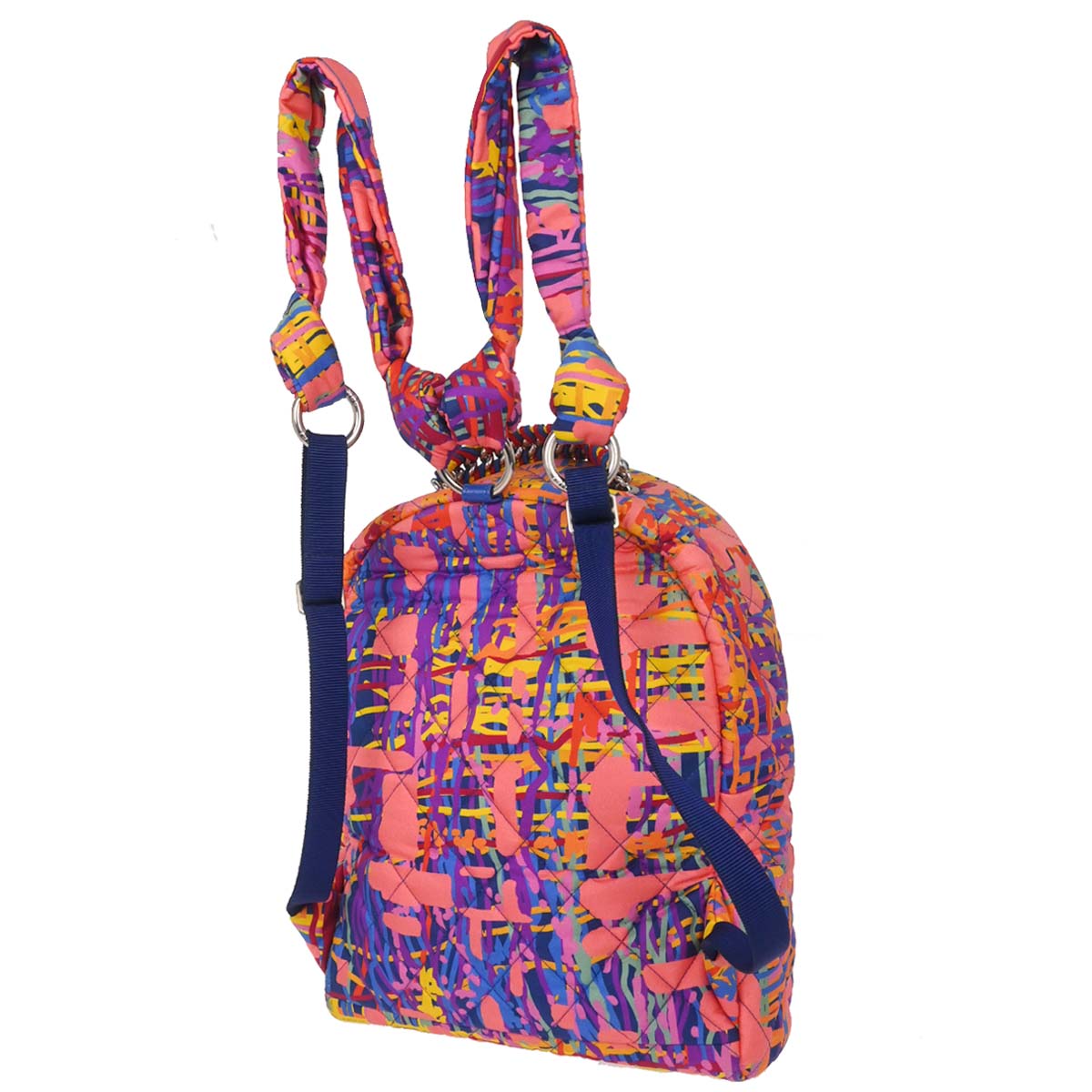 Chanel Pink Nylon Backpack