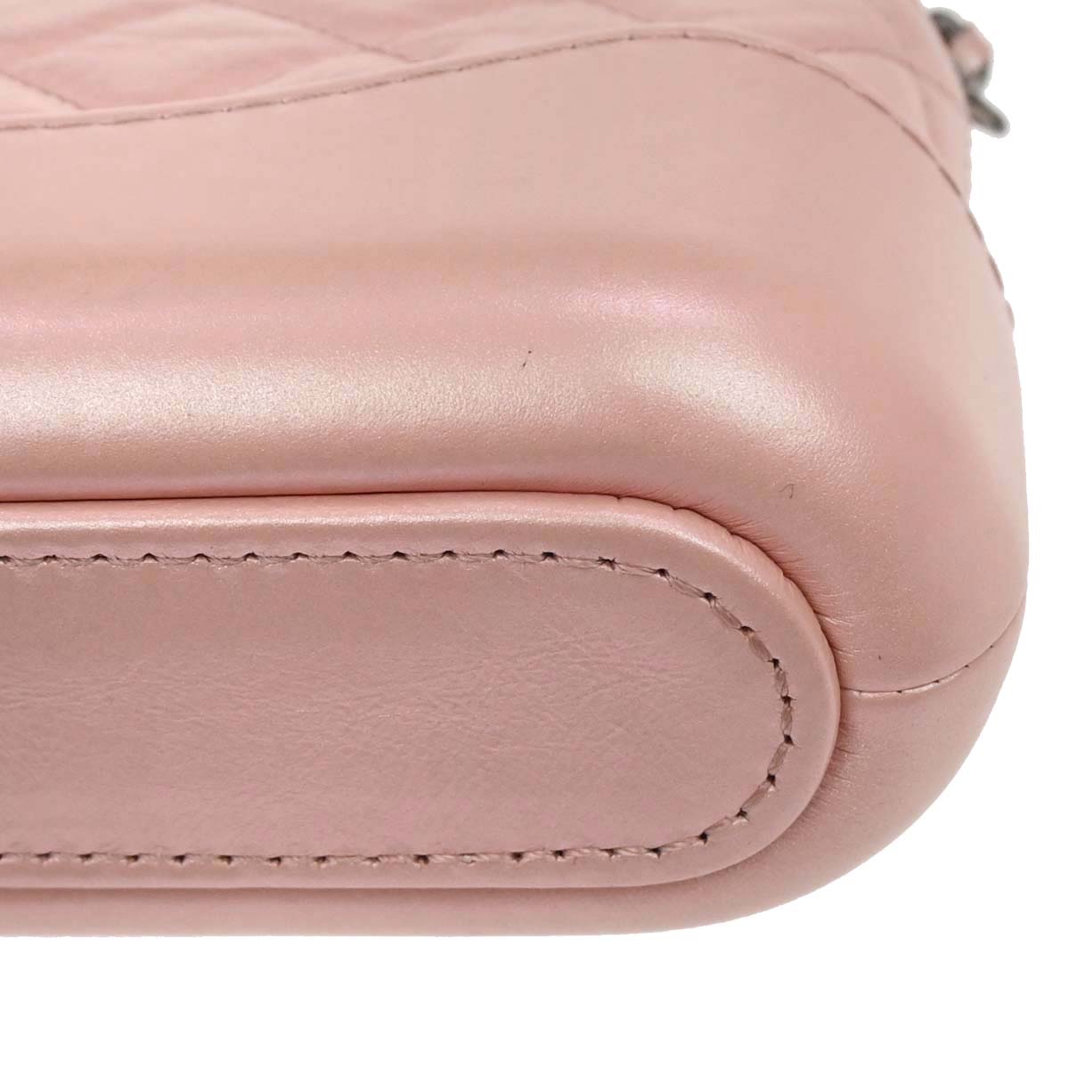 Chanel Light Pink Lambskin Calfskin Gabrielle Shoulder Bag
