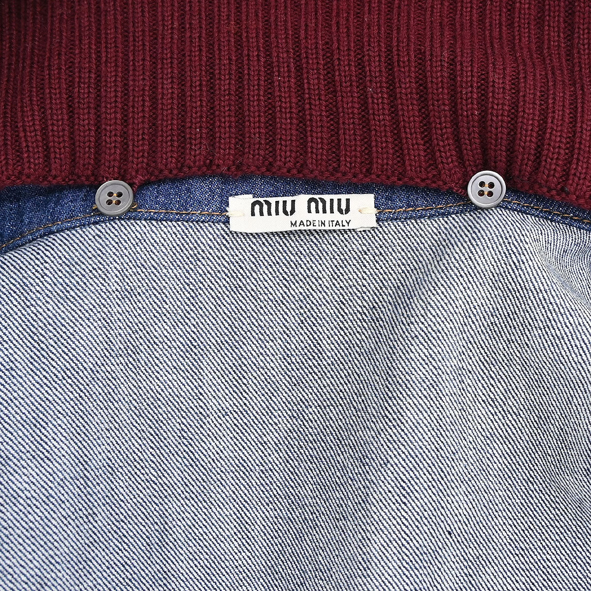 Miu Miu 2016 Single Breasted Jacket Denim Blue #38