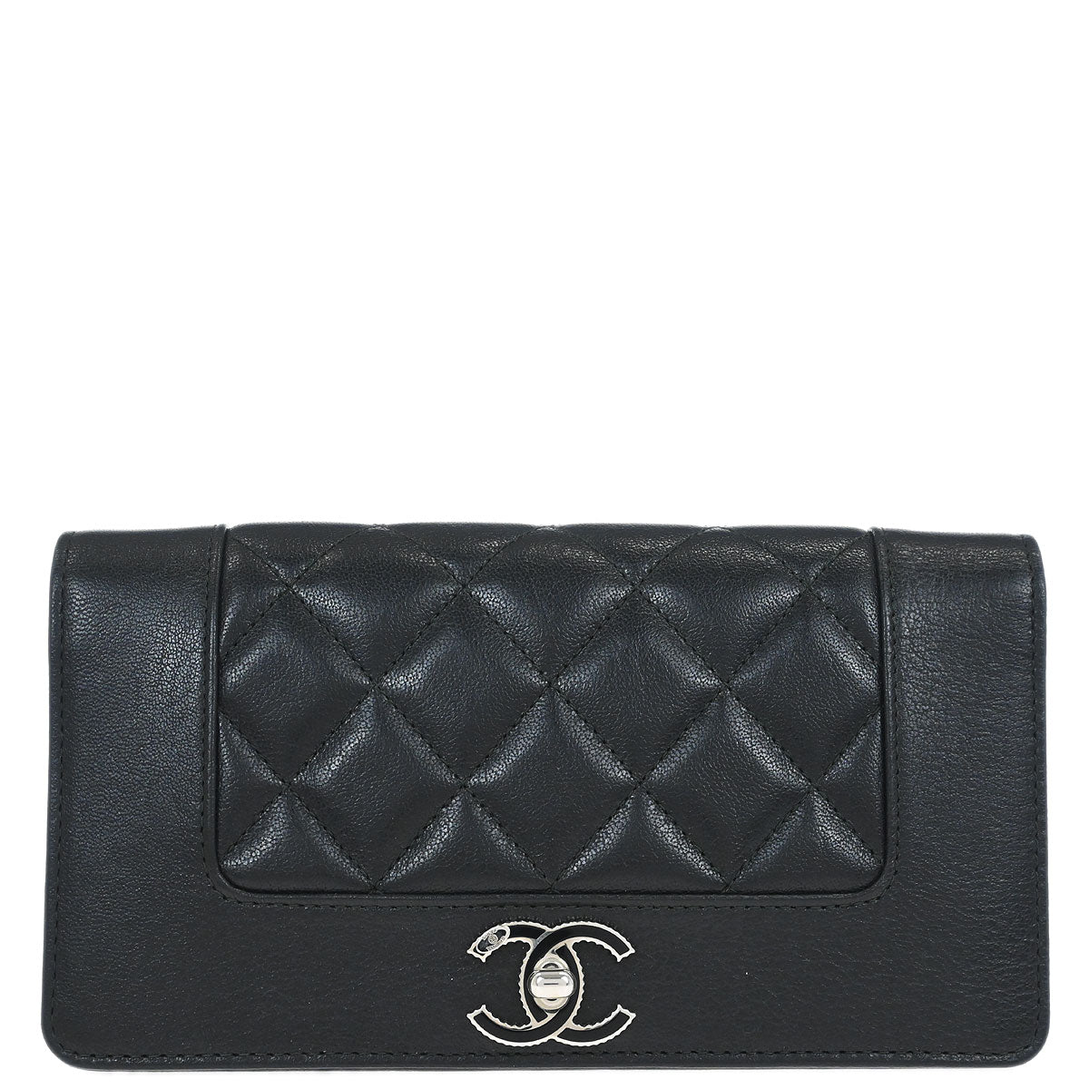 Chanel Black Calfskin Wallet